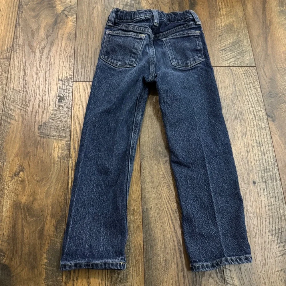 Old Navy Boys 5T Jeans Bundle Baggy Carpenter & Straight Leg Blue Denim 2 Pack